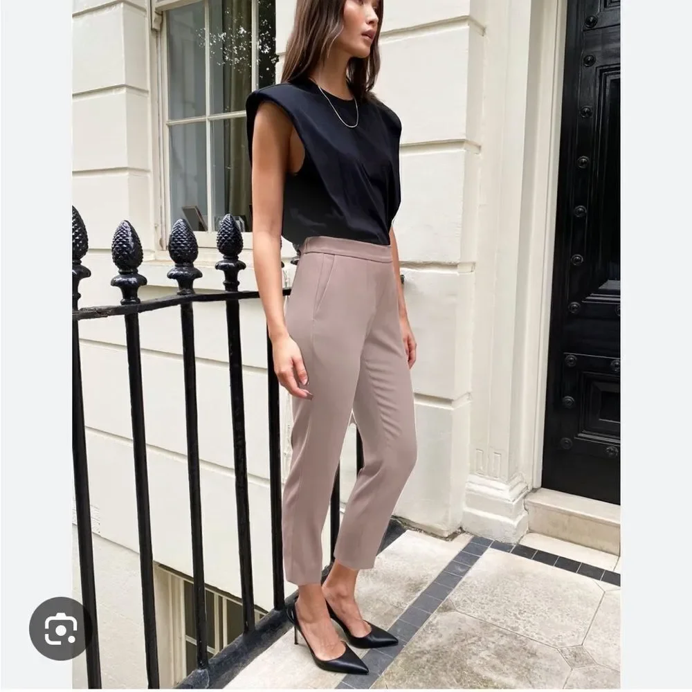 Babaton Linen Taupe‎ Conan Pant Size 0